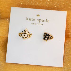 Kate Spade Alice In Wonderland Teacup Stud Earrings (with GIFT BAG)
